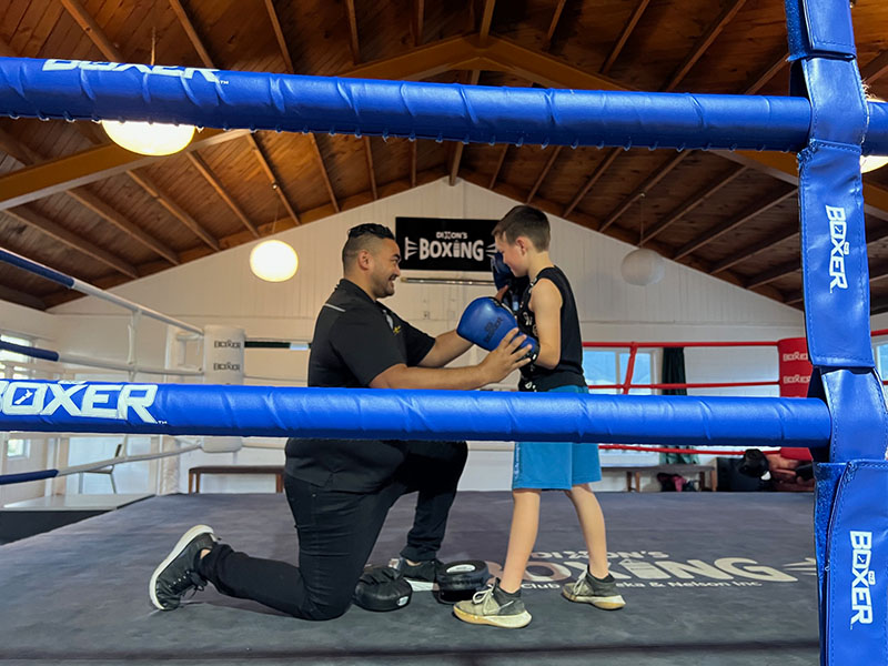 teaching in the ring-Dixon's Boxing-Nelson
